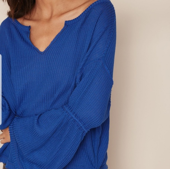 Free People Dahlia thermal knit top size small - Picture 7 of 8